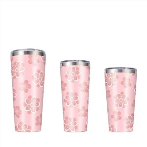 Vasos de vaso con tapa con aislamiento al vacío